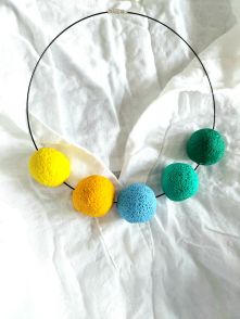 Colier statement multicolor