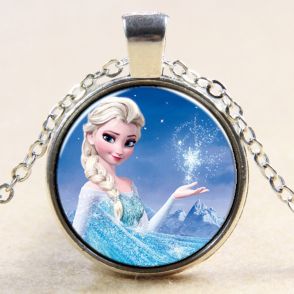 Pandantiv + Lantisor Elsa Frozen 4