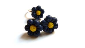 Set Blue Flowers