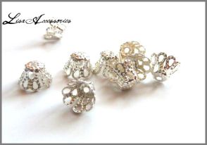 Capacele decorative filigran argintii
