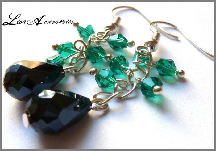 Bijuterii si Accesorii-Cercei cristale Cercei cristale