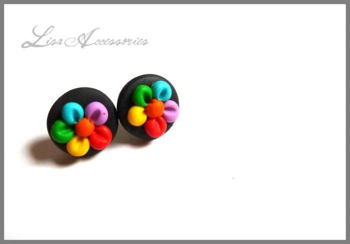 Bijuterii si Accesorii-Cercei multicolori Cercei multicolori