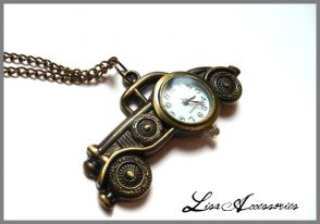 Colier Ceas masina de epoca