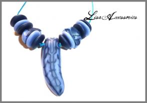 Colier Necklace Blue Sky