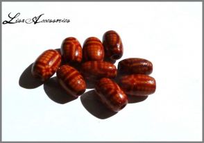 Margele lemn 12X7 mm